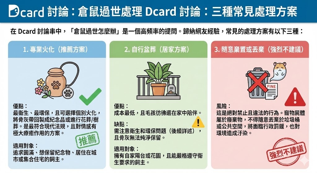 Dcard 討論：倉鼠過世處理 Dcard 討論：三種常見處理方案