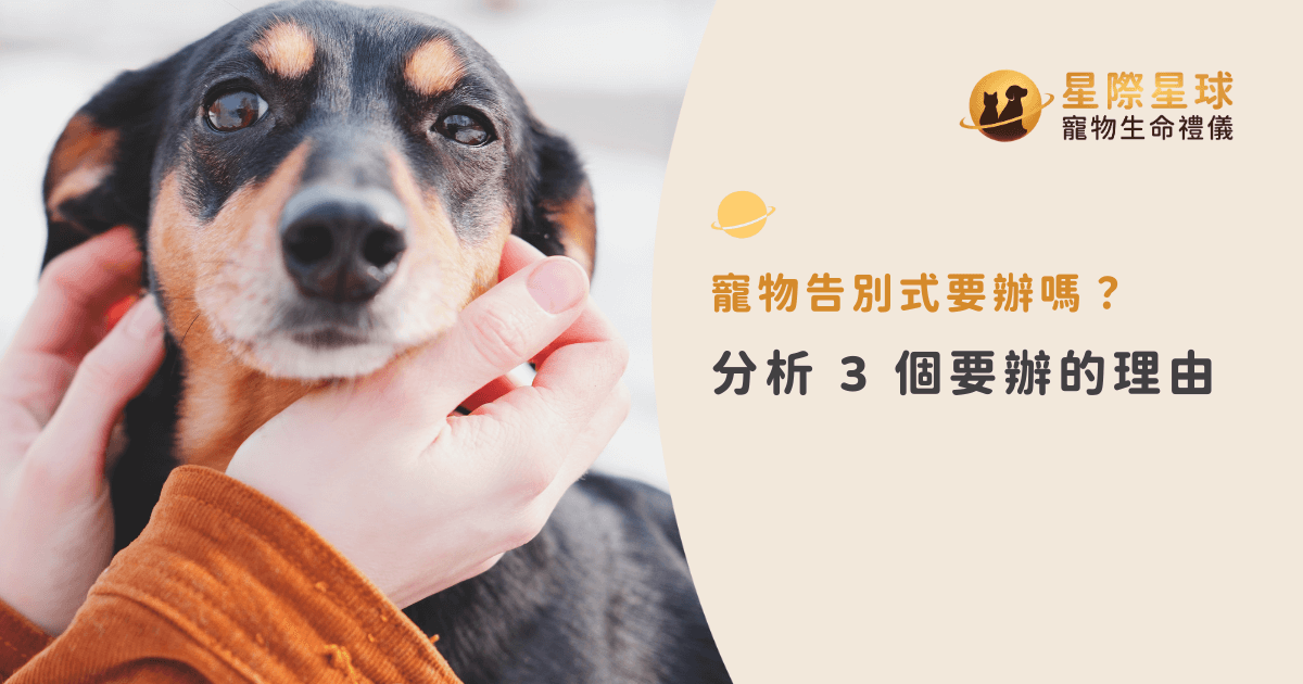 寵物告別式要辦嗎？分析 3 個要辦的理由