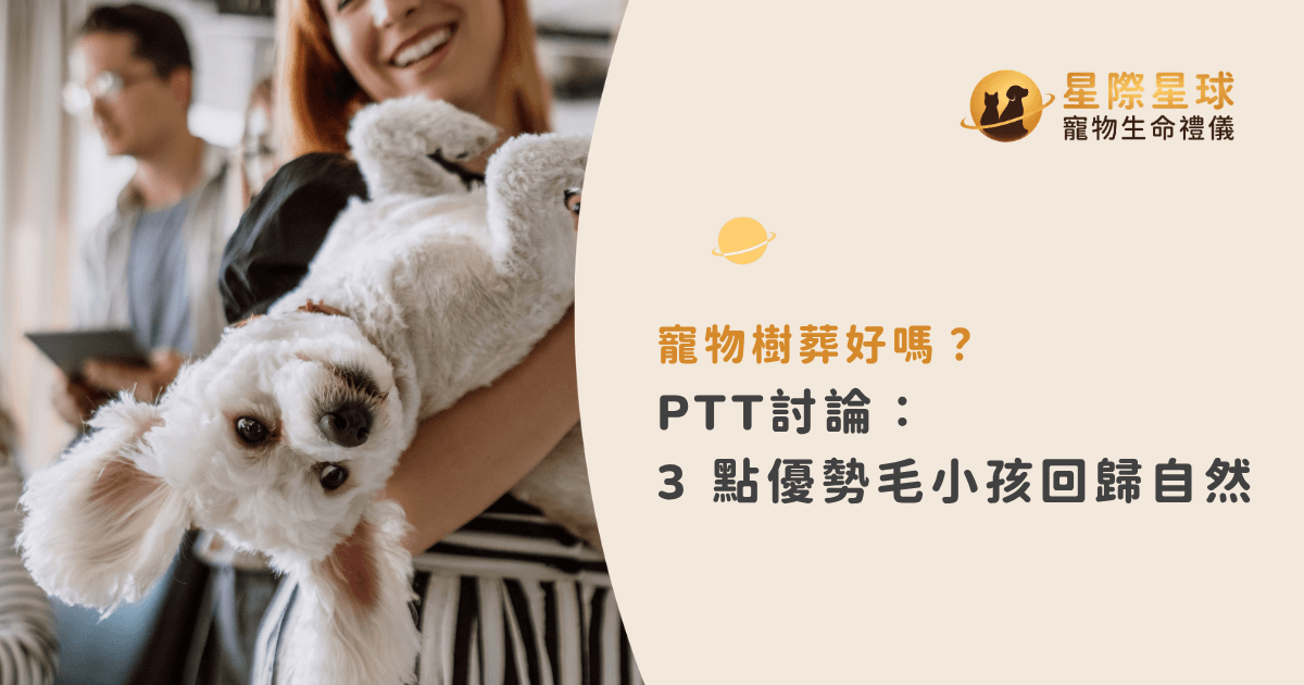 寵物樹葬好嗎？PTT討論：3 點優勢毛小孩回歸自然